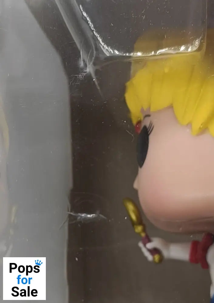 90 Sailor Moon (w/ Moon Stick & Luna) - Sailor Moon - Funko POP - Box Damaged