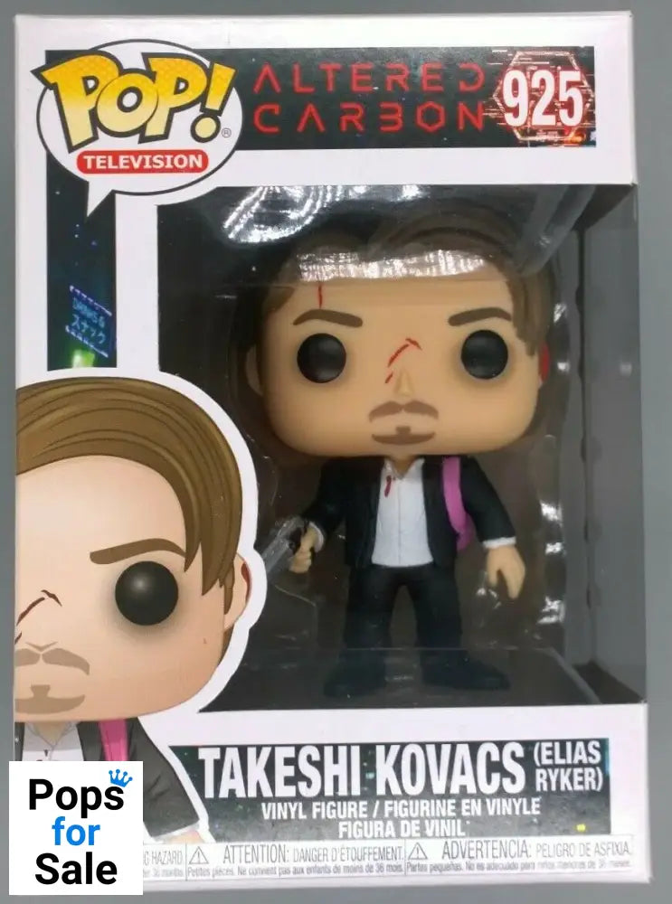 925 Takeshi Kovacs (Elias Ryker) - Altered Carbon Funko POP - Box Damaged