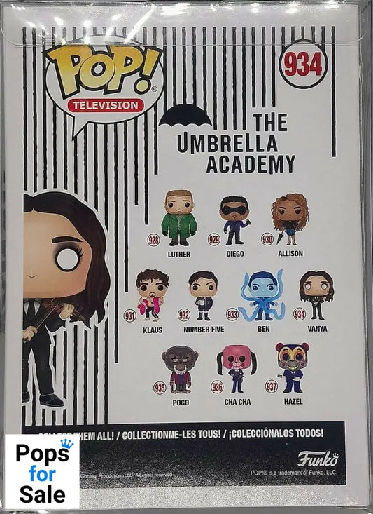#934 Vanya (White Violin) Chase Edition Umbrella Academy Funko POP - Box Damaged