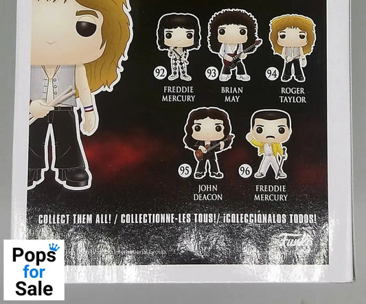 94 Roger Taylor - Queen - Funko POP - Box Damaged