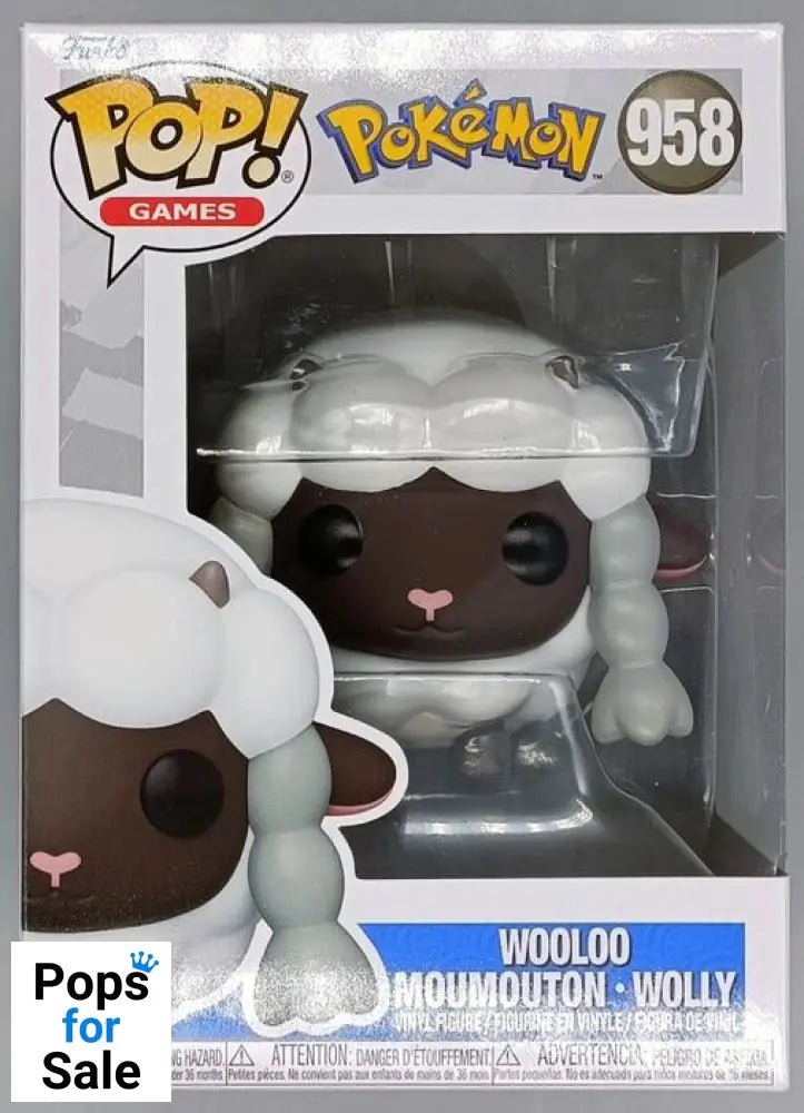 958 Wooloo - Pokemon Funko POP - Brand New