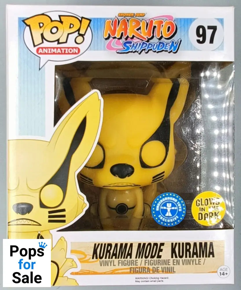 #97 Kurama - 6 Inch - Glow - Naruto Shippuden Funko POP