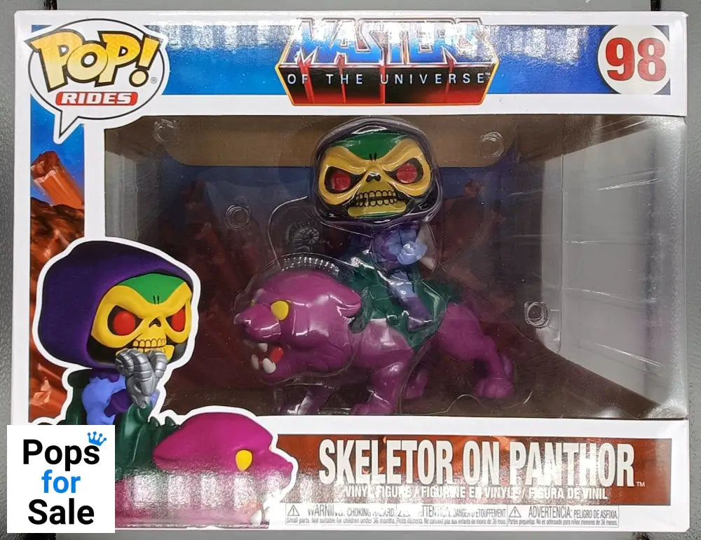 98 Skeletor on Panthor - Rides - Masters of the Universe Funko POP