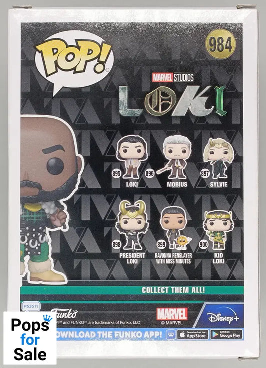 984 Boastful Loki - Marvel Loki - 2022 Con Funko POP - Brand New