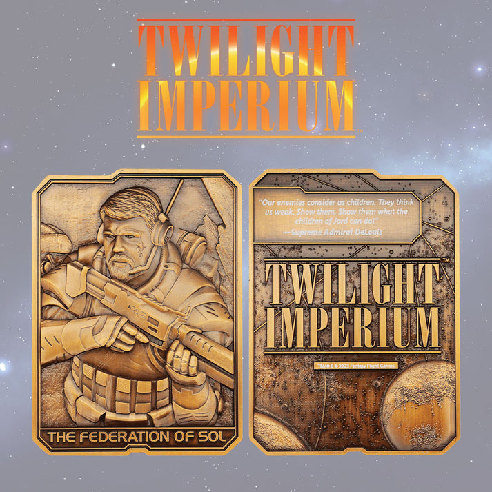Twilight Imperium Limited Edition The Federation of Sol Ingot Ingot