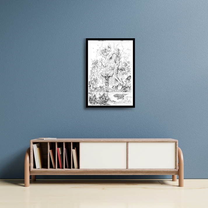 DC Comics Aquaman Limited Edition Art Print Wall Art