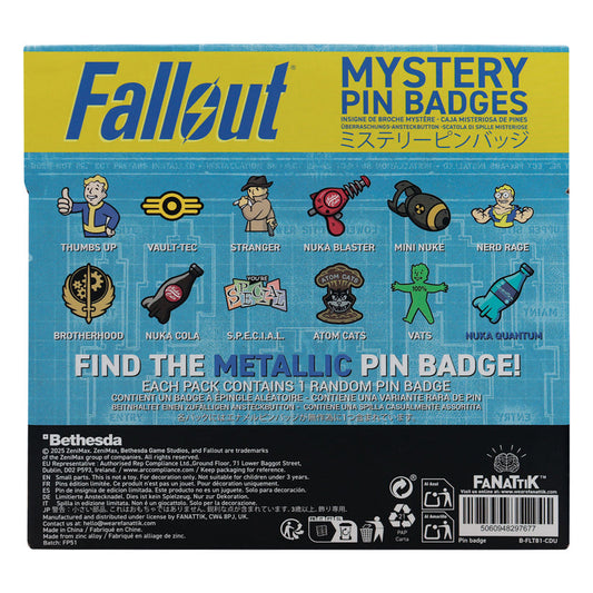 Fallout Mystery Pins Volume 2 Mystery Pins (CDU of 12 Pins)