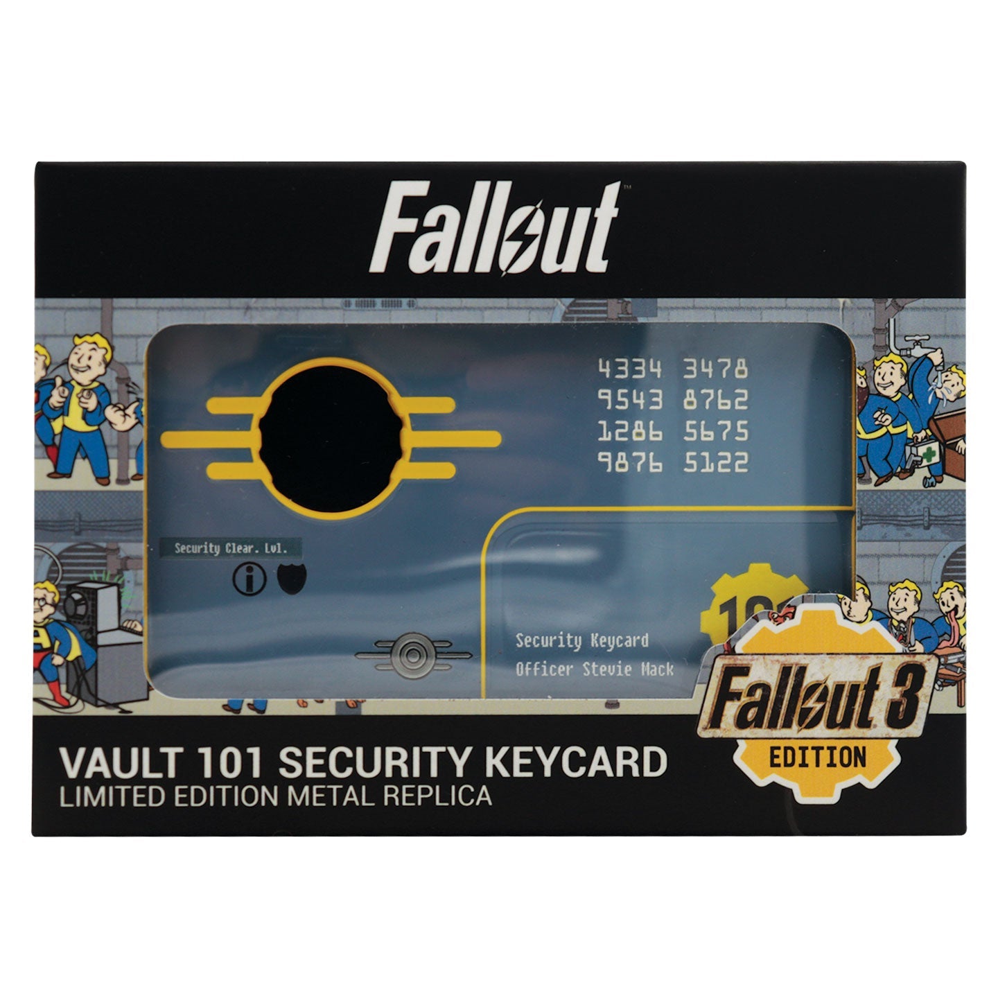 Fallout 3 Vault 101 Security Keycard Replica