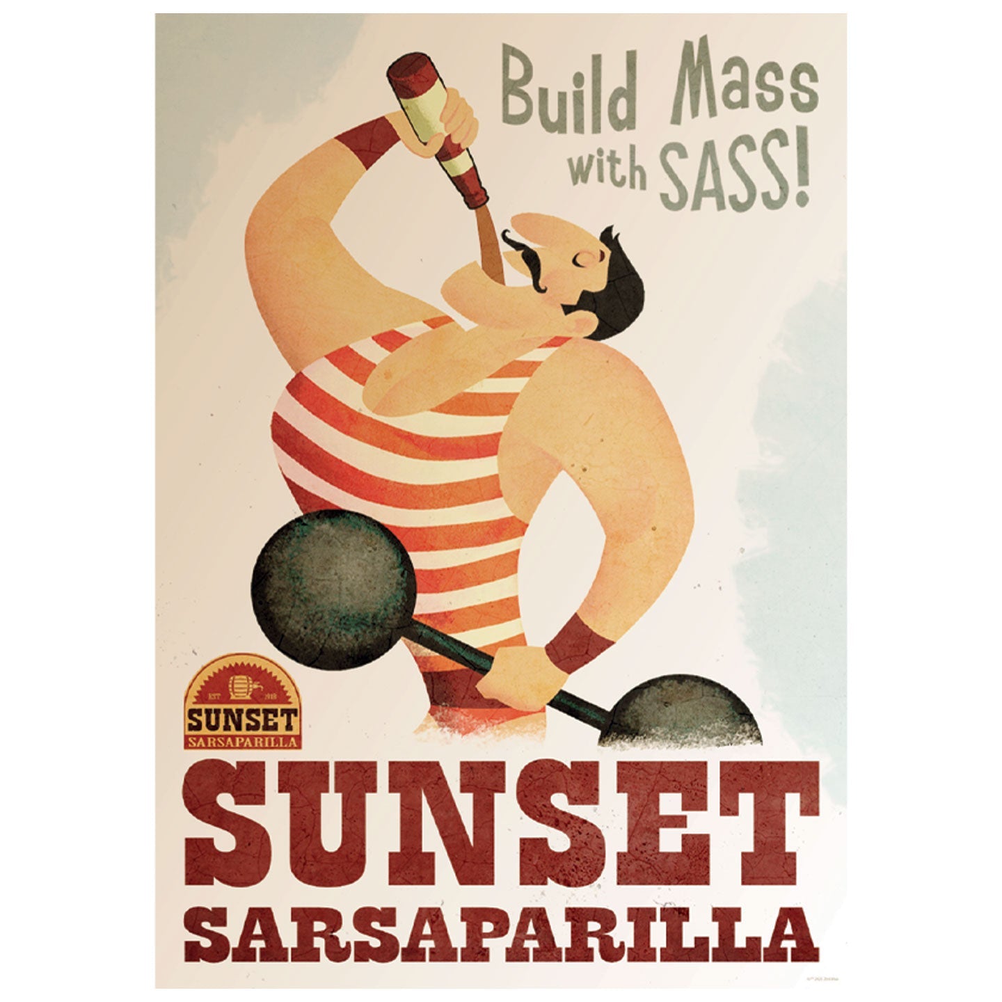 Fallout Limited Edition Sunset Sarsaparilla Art Print