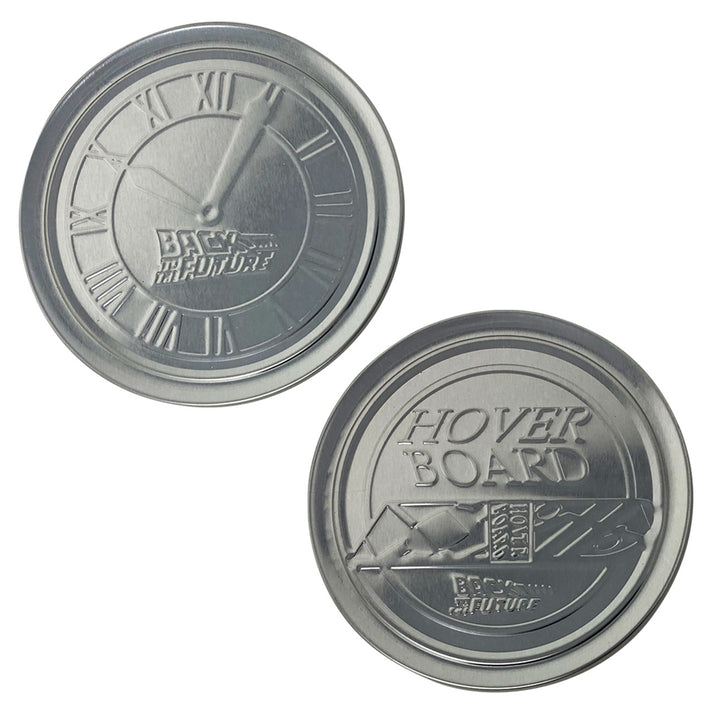 Back to the Future Set of 4 Embossed Metal Coasters Coasters
