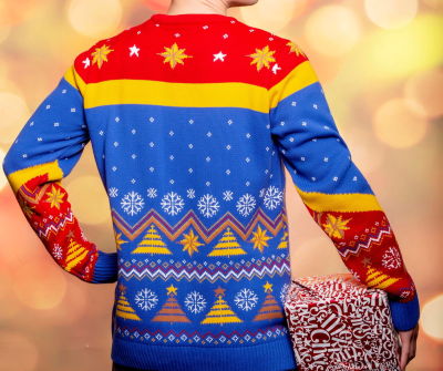 Captain Marvel Christmas Jumper (Size XS)