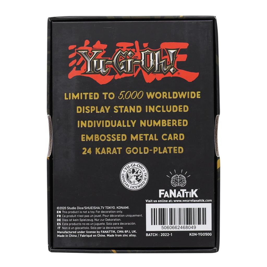 Yu-Gi-Oh! Limited Edition Red Eyes B. Dragon Metal Card Ingot