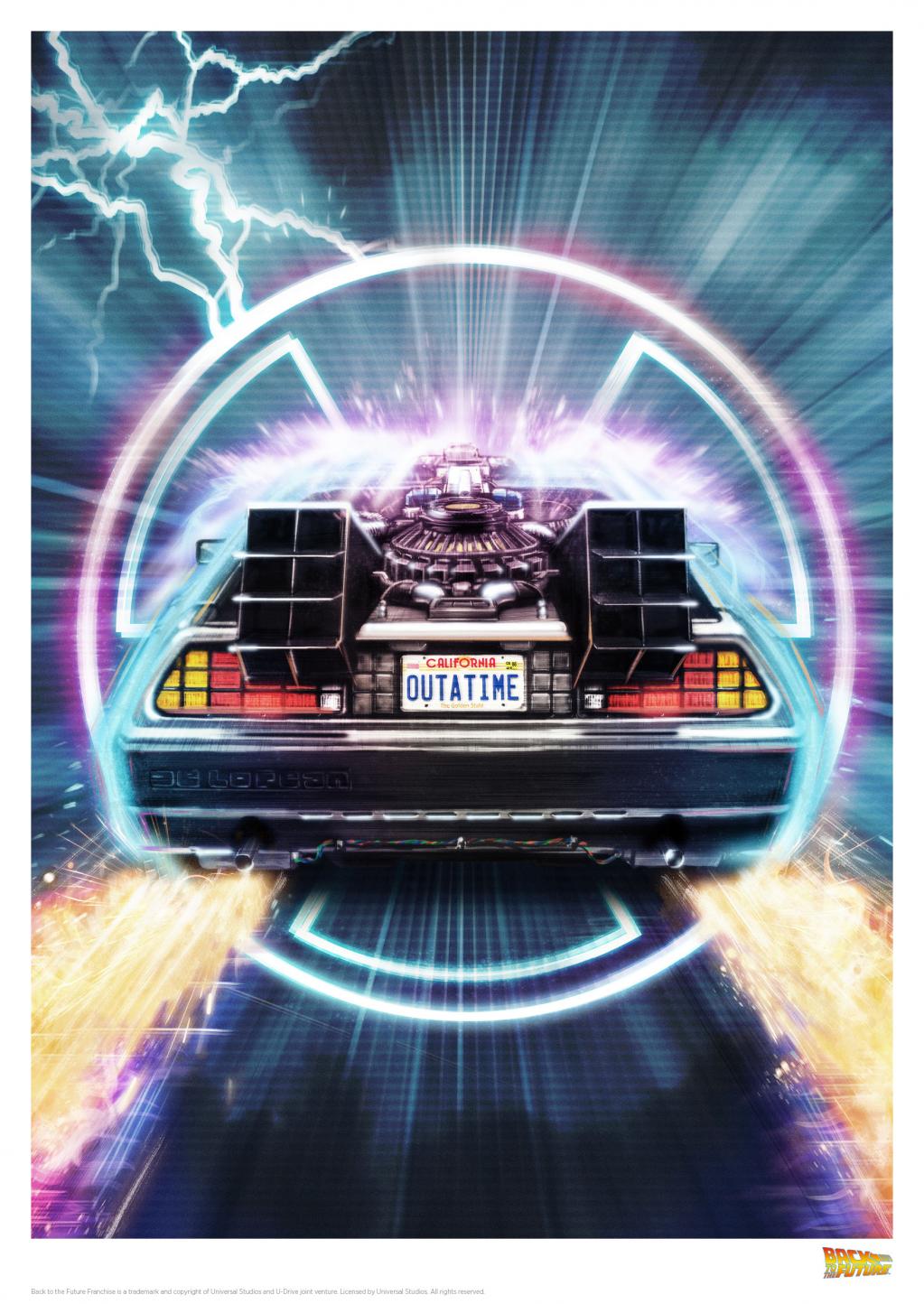 Back to the Future Limited Edition Art Print Wall Art