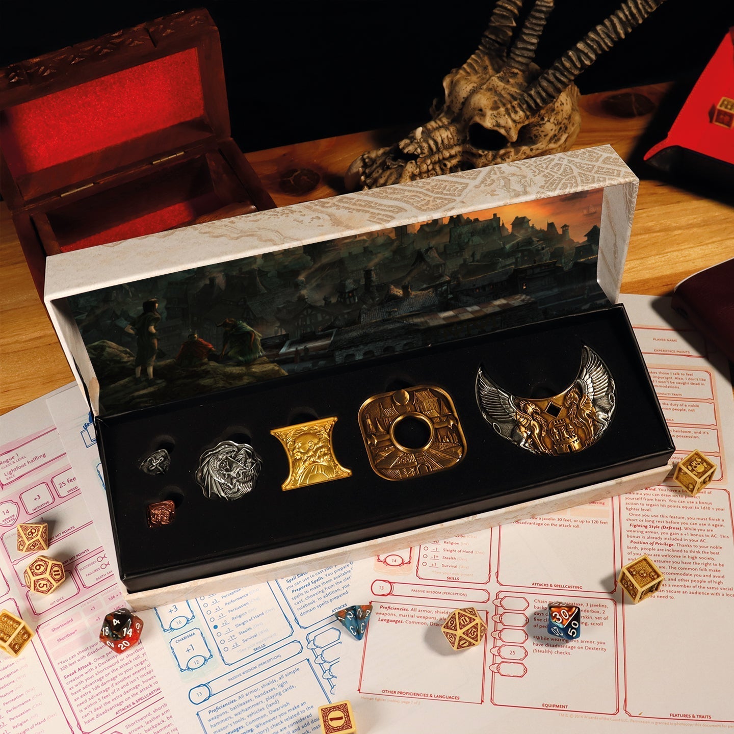 Dungeons & Dragons Waterdeep Coin Collection Premium Set