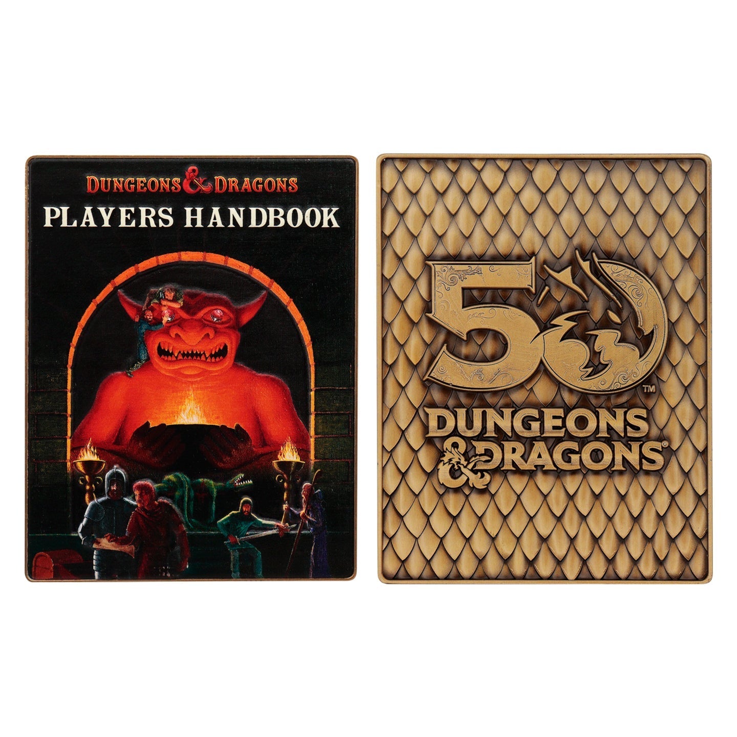 Dungeons & Dragons 50th Anniversary 1st Edition Book Cover Ingot Set Ingot set