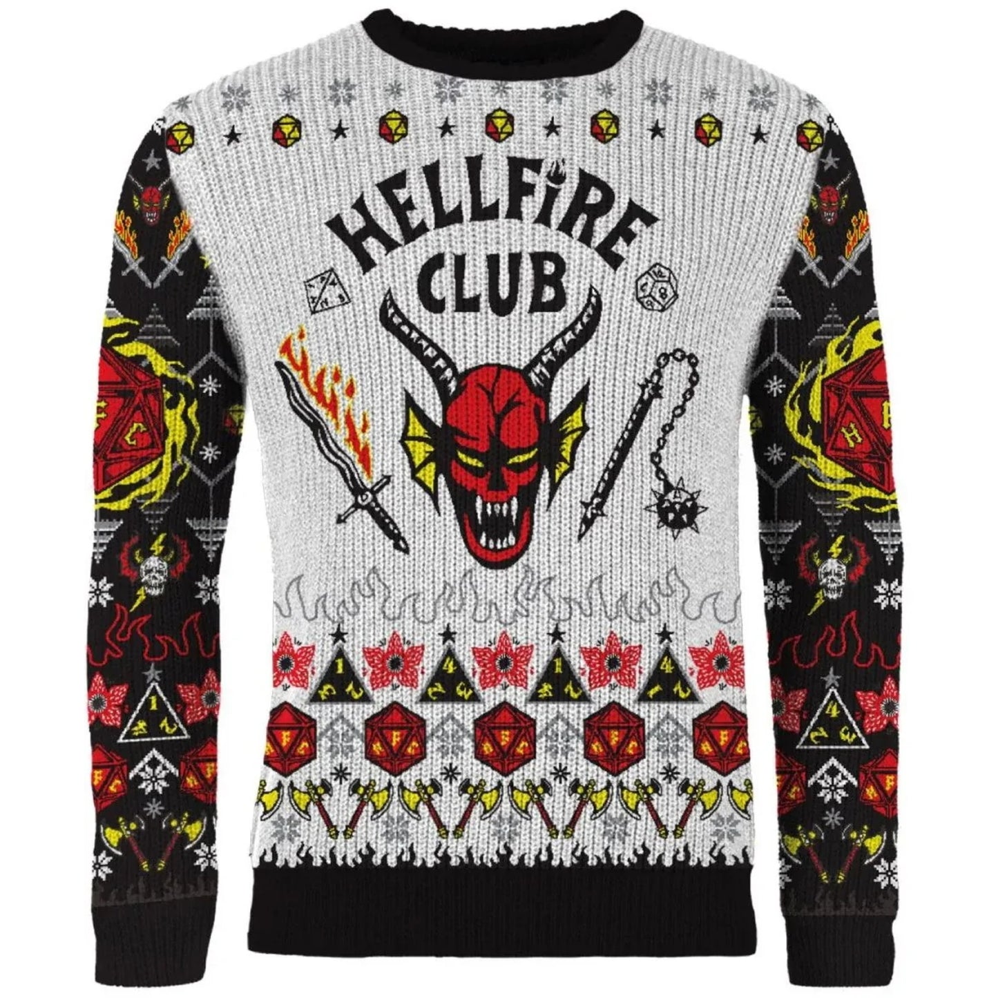 Stranger Things: Hellfire Club Christmas Jumper (Size L)