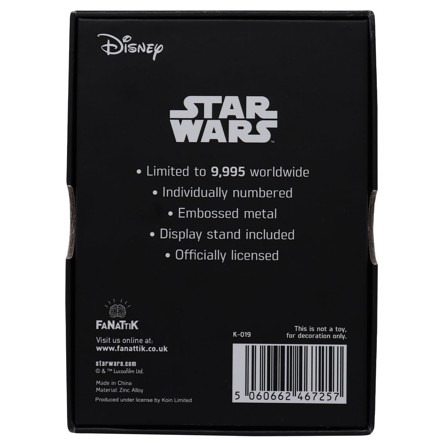 Star Wars Limited Edition We Meet Again Ingot Ingot