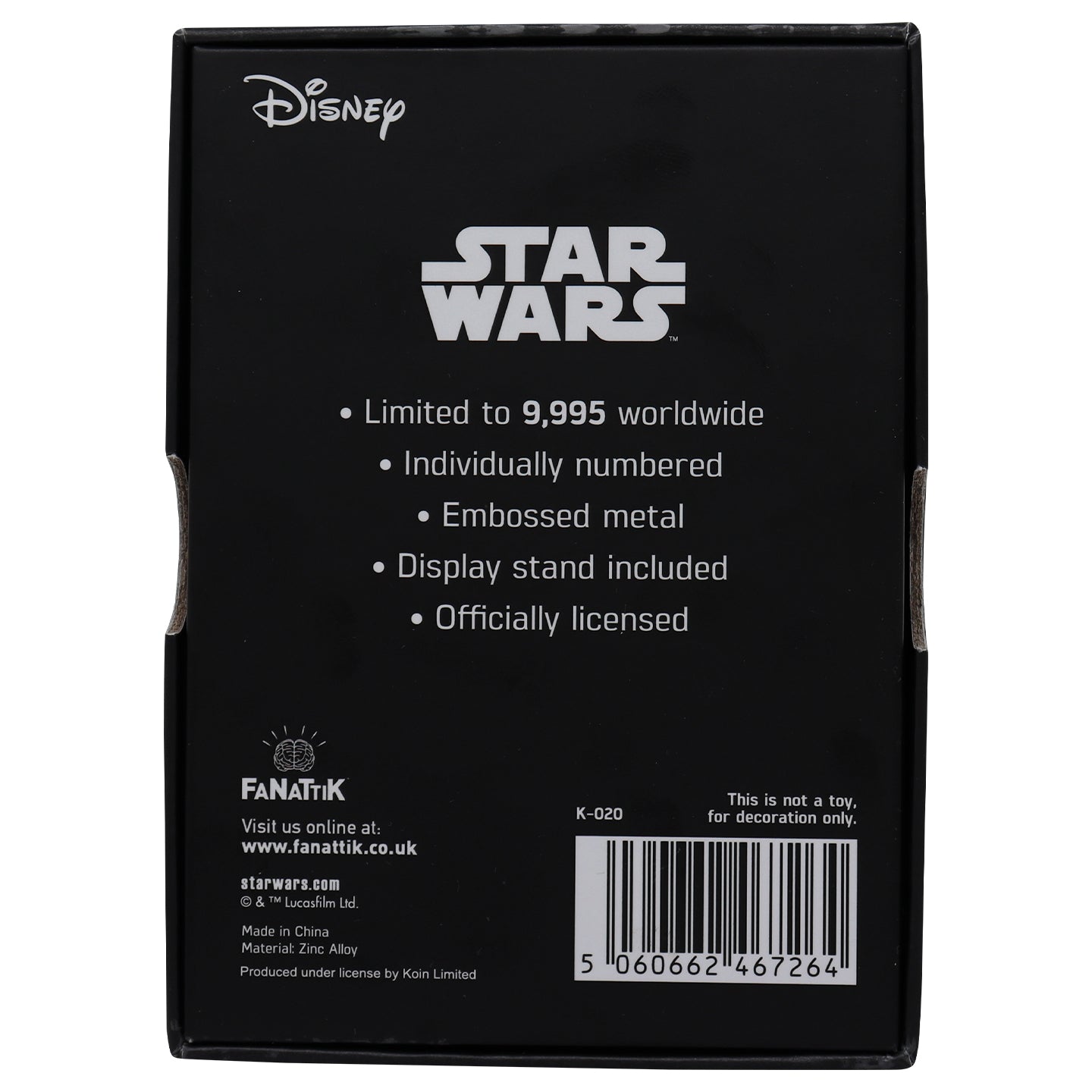 Star Wars Limited Edition Millennium Falcon Ingot Ingot