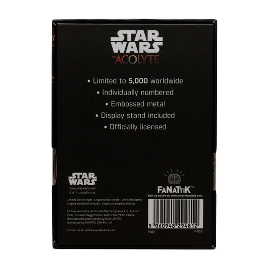 Star Wars The Acolyte Limited Edition ingot Ingot