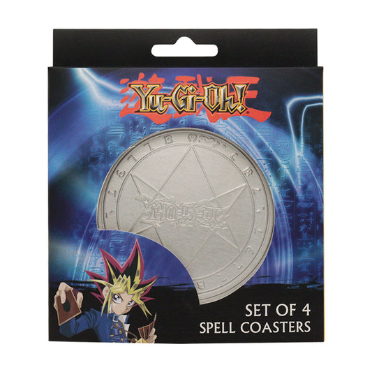 Yu-Gi-Oh! Set of 4 Embossed Metal Coasters Coasters