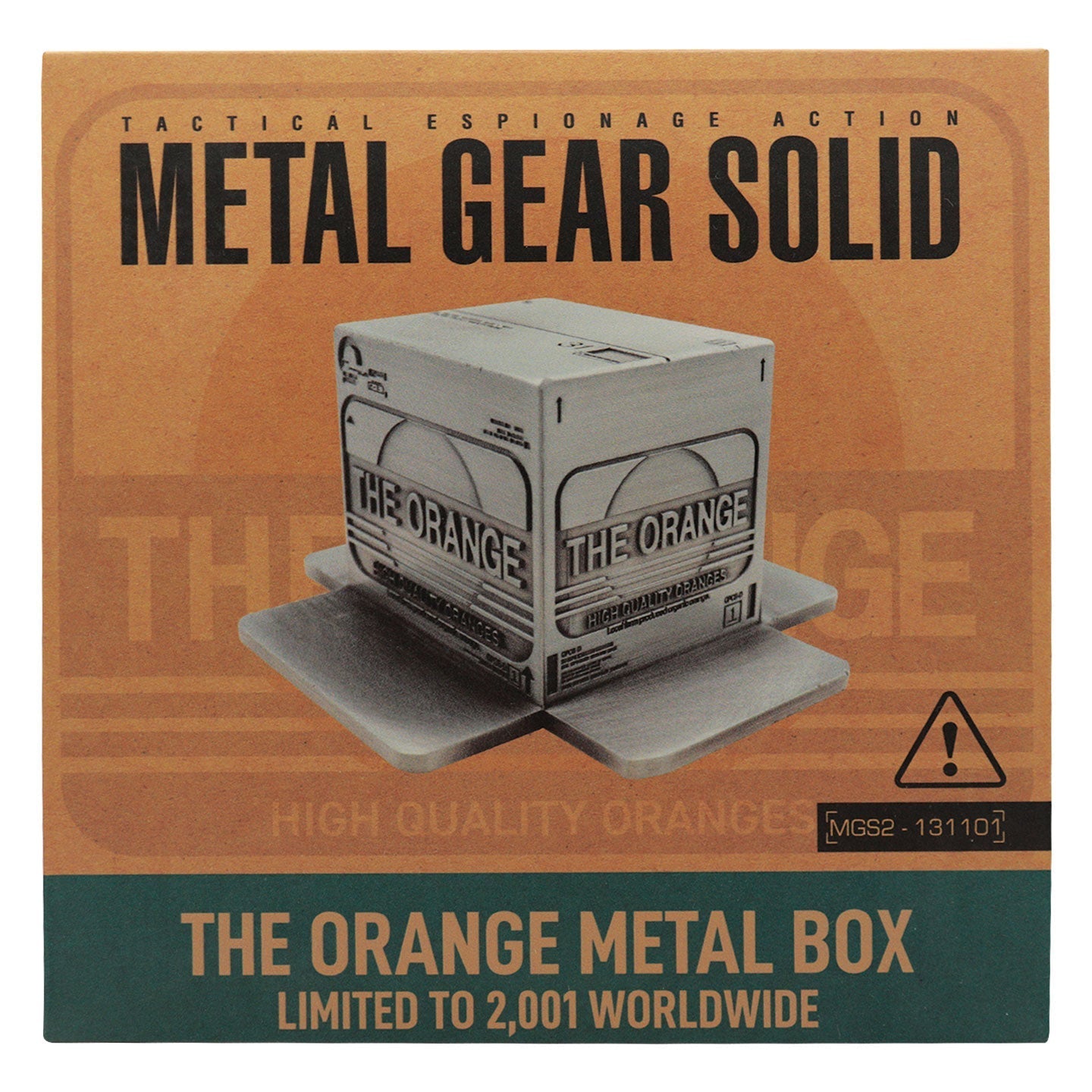 Metal Gear Solid 2 Replica Cardboard Box