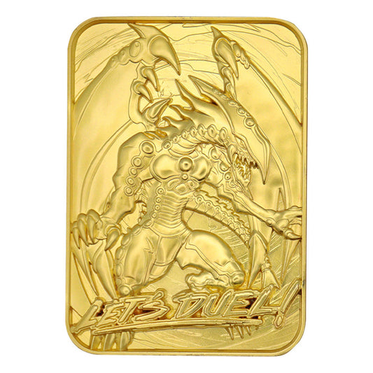 Yu-Gi-Oh! Limited Edition 24k Gold Plated Gandra the Dragon of Destruction Metal Card Ingot