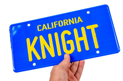Knight Rider: K.I.T.T. License Plate Replica