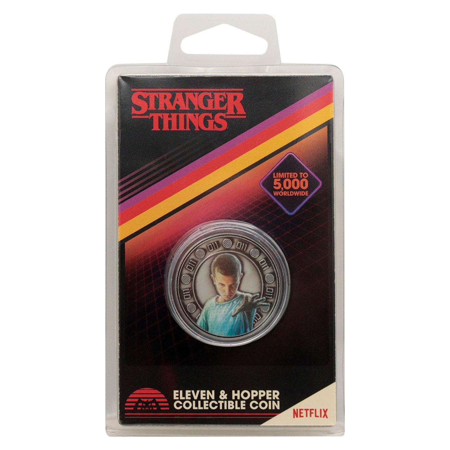 Stranger Things Eleven and Hopper Coin