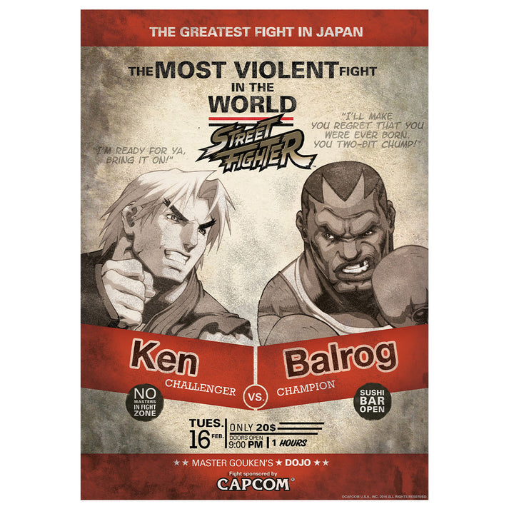 Street Fighter Limited Edition Art Print