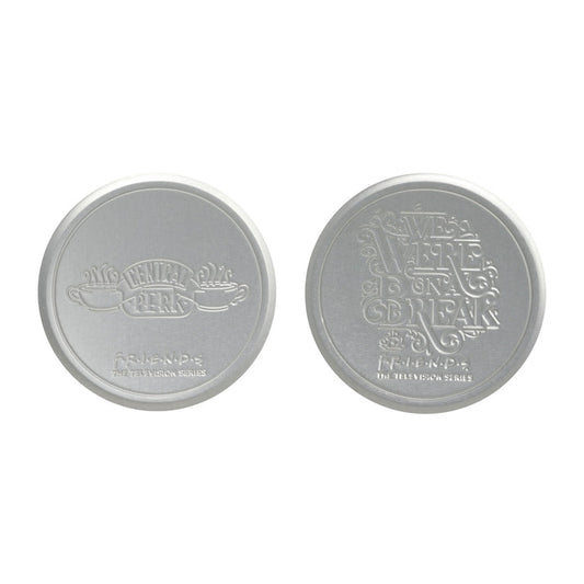 Friends Set of 4 Embossed Metal Coasters Coasters