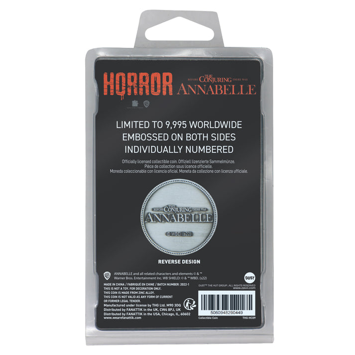 Annabelle Limited Edition Collectible Coin Coin
