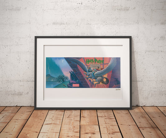 Harry Potter & the Prisoner of Azkaban Book Cover Artwork Limited Edition Art Print Wall Art