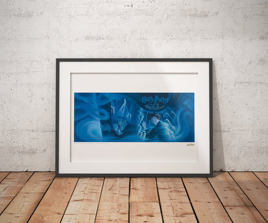 Harry Potter & the Order of the Phoenix Book Cover Artwork Limited Edition Art Print Wall Art