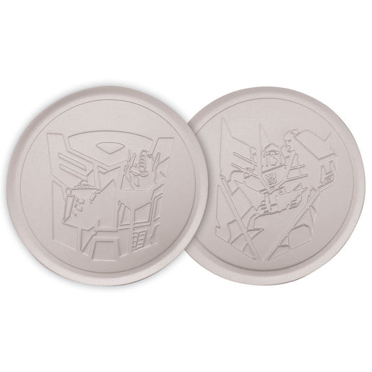 Transformers Set of 4 Embossed Metal Coasters Coasters