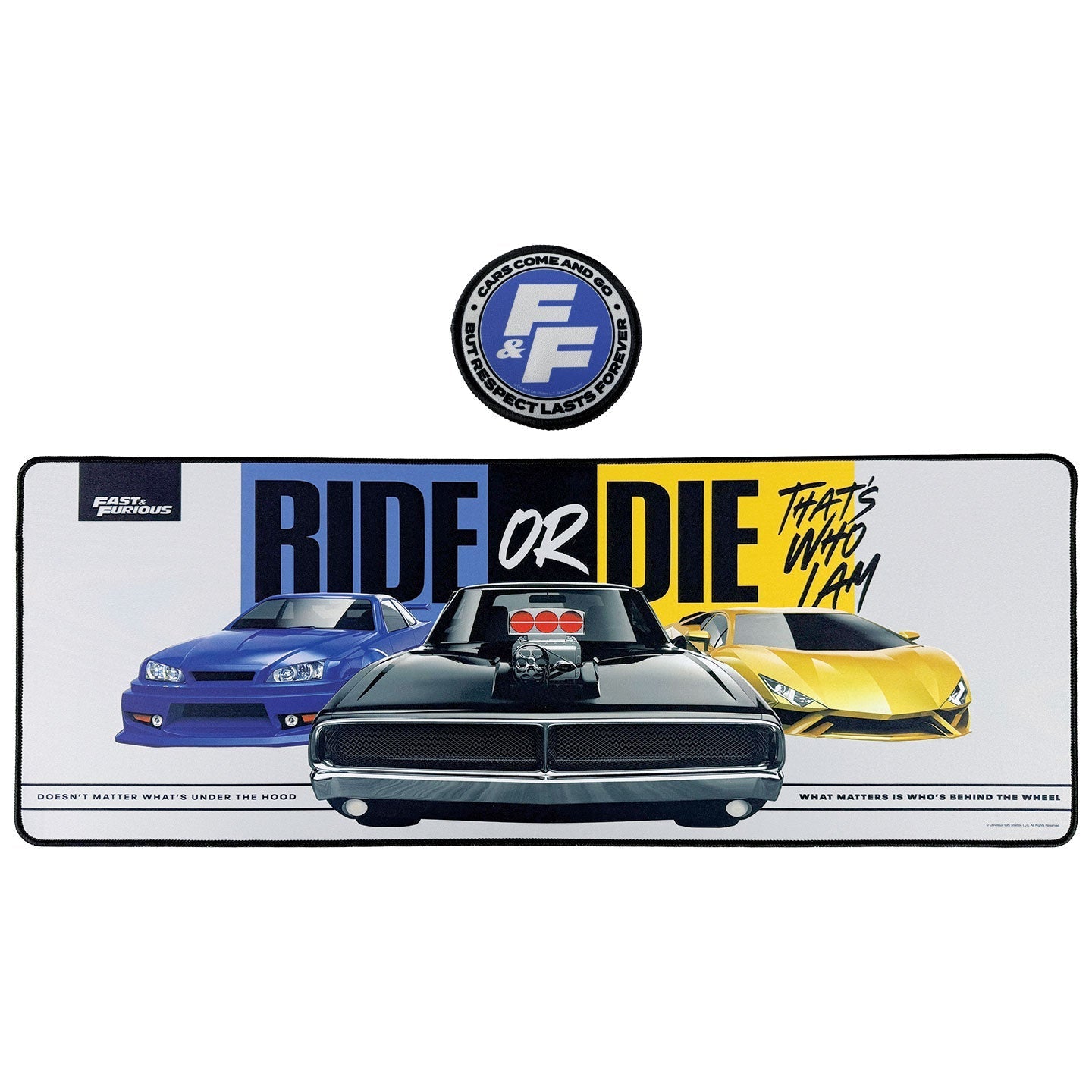 Fast & Furious Ride or Die Desk Pad and Coaster Set