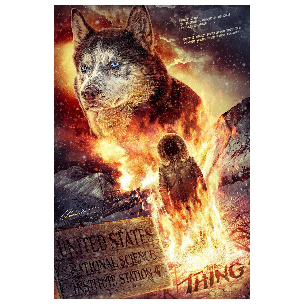 The Thing Limited Edition Art Print Wall Art