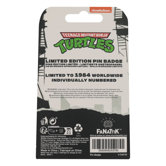 Teenage Mutant Ninja Turtles Limited Edition 40th Anniversary Pin Badge Pin Badge