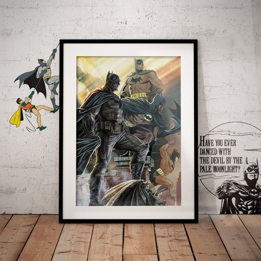 Batman Limited Edition 85th Anniversary Art Print Wall Art
