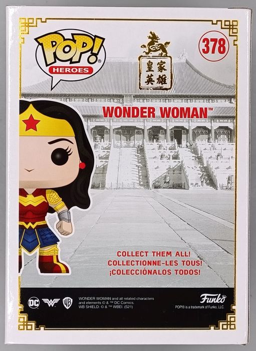 #378 Wonder Woman Metallic - DC Imperial Palace 2021 Con Funko POP