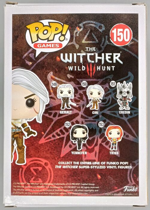 #150 Ciri - The Witcher 3 Wild Hunt - Box Damaged Funko POP
