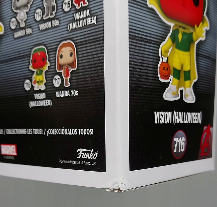 #716 Halloween Vision - Marvel Wandavision Box Damaged Funko POP