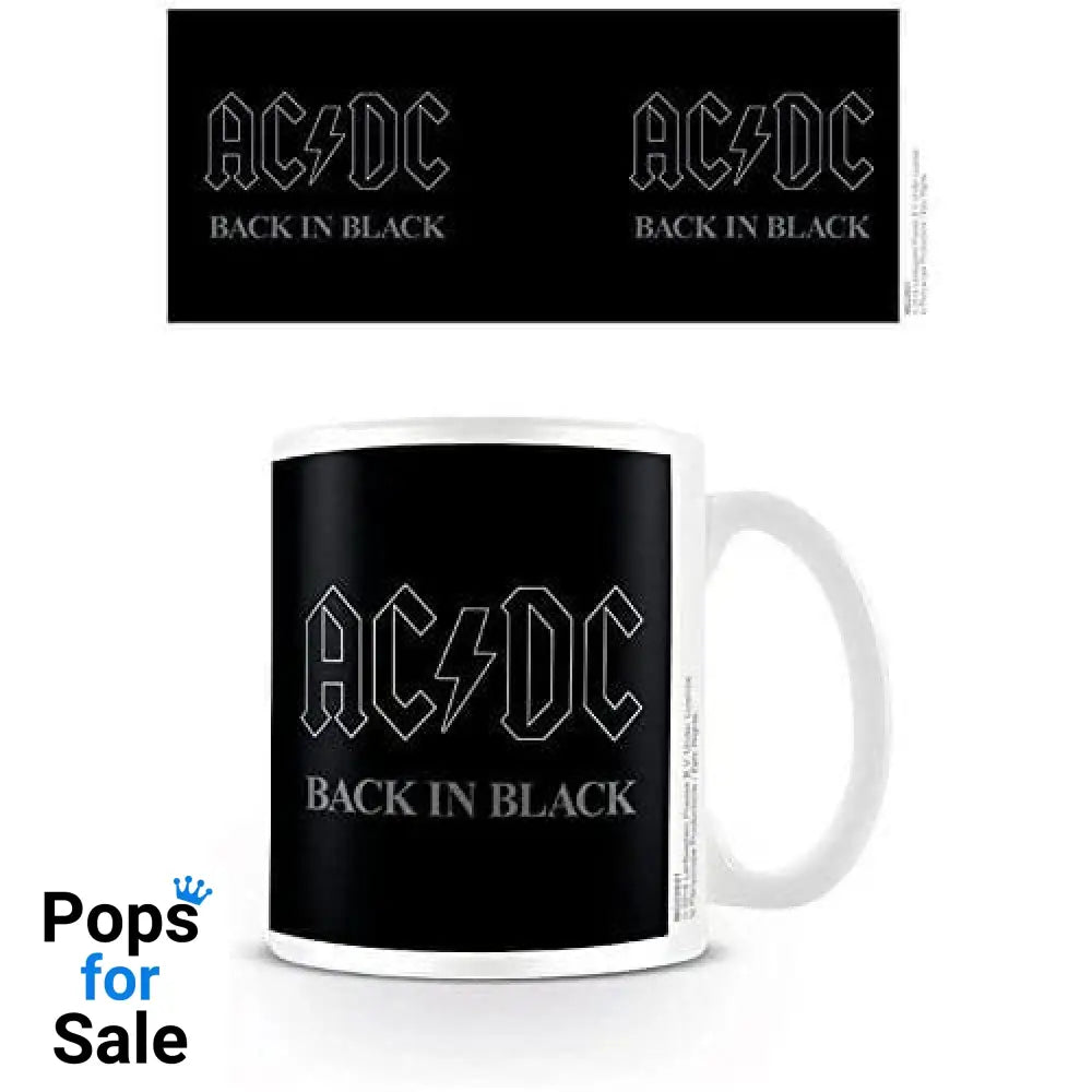 AC/DC Mug Back in Black Cups & Mugs