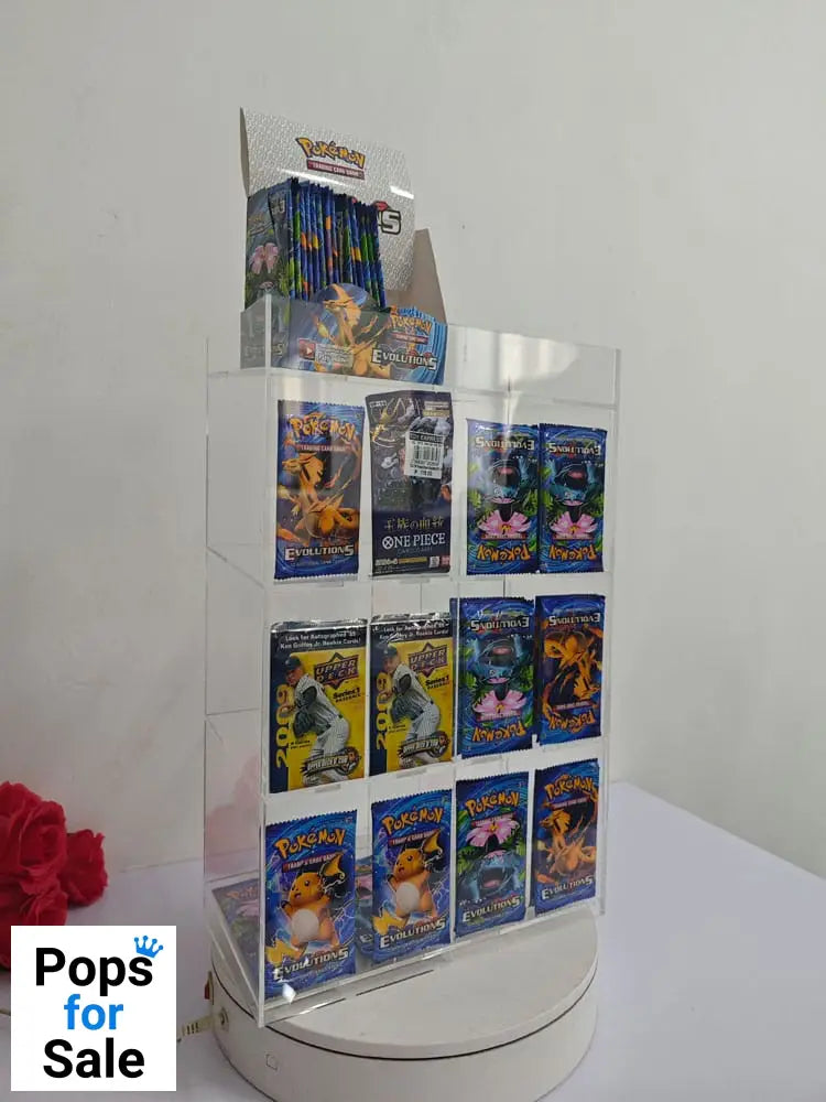 Acryl Counter Display for Trading Card Booster Packs Displays