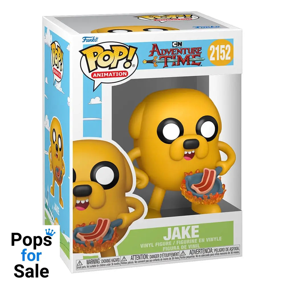 Adventure Time POP! Animation Vinyl Figure Jake with Bacon Pancakes 9 cm