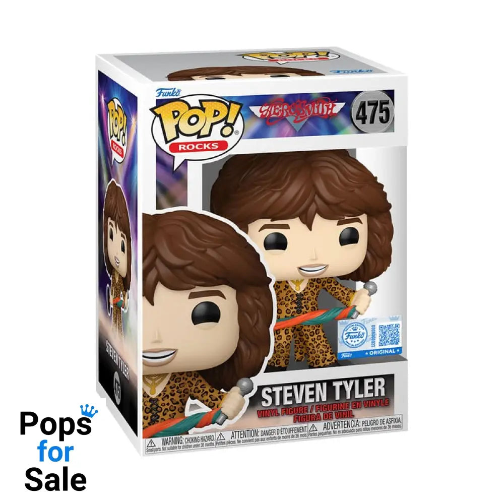 Aerosmith POP! Rocks Vinyl Figure Steven Tyler (Leopard Outfit) Exclusive Edition 9 cm