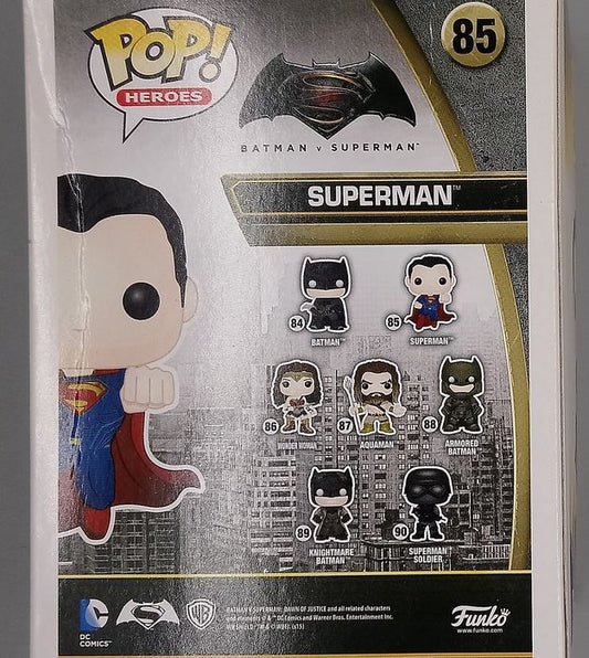 #85 Superman - DC Batman vs Superman - Box Damaged Funko POP
