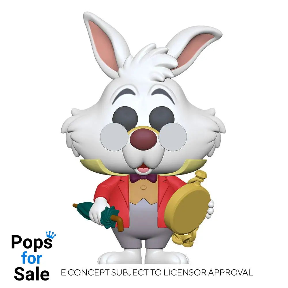 Alice in Wonderland POP! Disney Vinyl Figure White Rabbit w/Watch 9 cm Funko POP POP! Figures