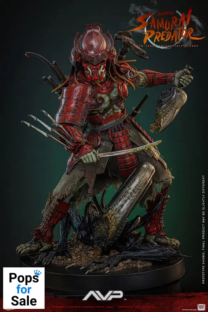 Alien vs. Predator Artist Collection Action Figure 1/6 Akaoni Samurai Predator 35 cm