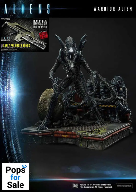 Aliens Premium Masterline Series Statue Warrior Alien Deluxe Bonus Version 67 cm
