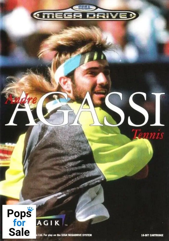 Andre Agassi Tennis for Sega Mega Drive (MD)